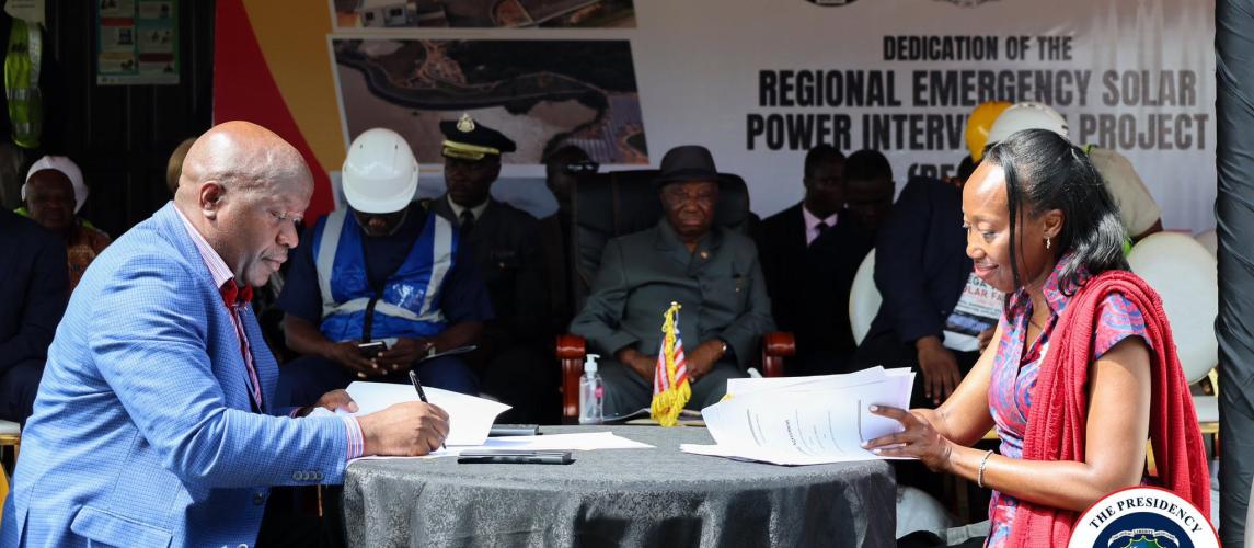 President Boakai Oversees Signing of US$125 Million in World Bank Financing Agreements.