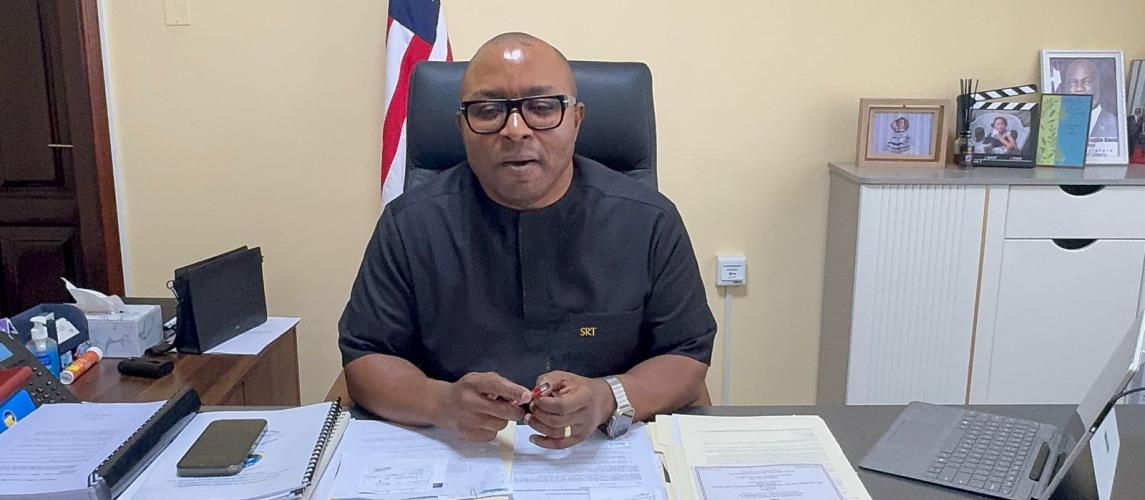 Hon. Sirleaf Ralph Tyler Observes 8th UN Global Road Safety Week.