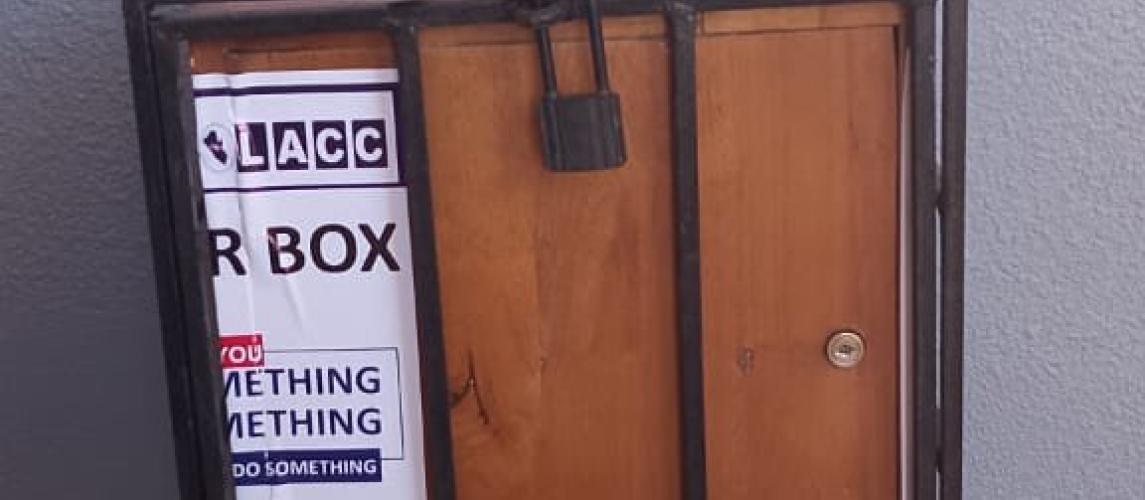The Liberia Anti-Corruption Commission (LACC), through its Education and Prevention Department, has Officially Commenced the Installation of Whistleblower Boxes at Key Ministries, Agencies, and Commissions