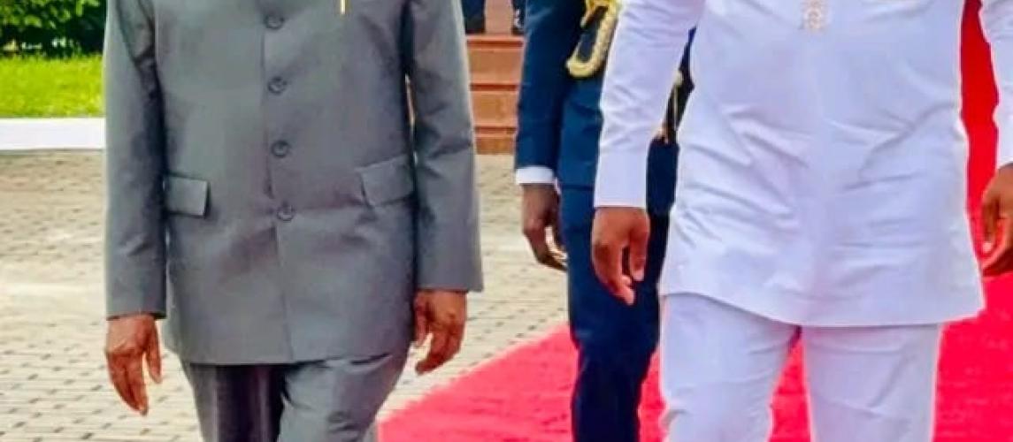 President Joseph Nyuma Boakai, Sr. departs Accra Ghana 