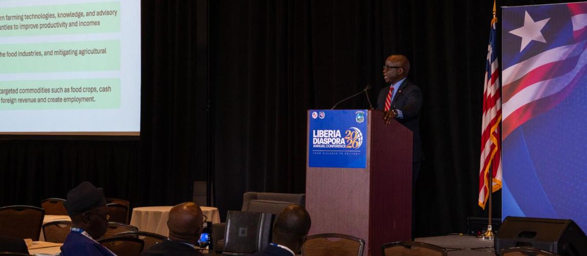 AGRICULTURE MINISTER NUETAH RALLIES DIASPORA INVESTMENT TO BOOST LIBERIA’S FOOD PRODUCTION