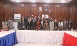 Liberia’s Minister of Foreign Affairs, H.E. Sara Beysolow Nyanti along with Ambassadors, Heads of Mission, and Chargés d’Affaires accredited near Monrovia
