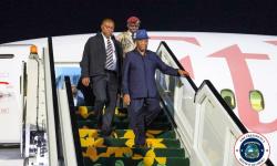 The aircraft touched down at Bole International Airport at 8:20 PM local time