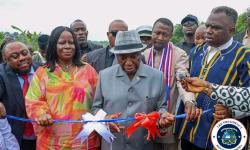 President Boakai Dedicates Development Projects in Grand Bassa 