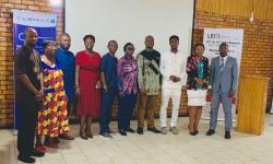 SLEITI Delegation at the opening of a weeklong peer exchange in Monrovia