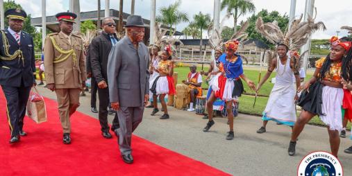 President Boakai Heads Home from Nairobi