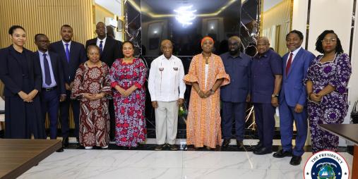 President Boakai Receives Democratic Republic of Congo Foreign Minister