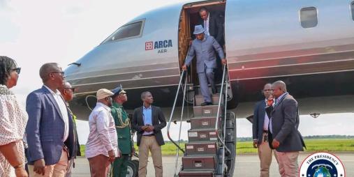 President Boakai Returns from Türkiye.